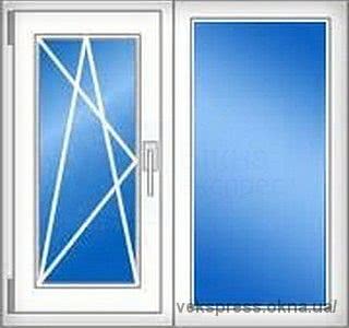 Окно профильной системы Рехау поворотно-откидное высшего класса, размер - 1,0 Х 1,3 м - по выгодной цене