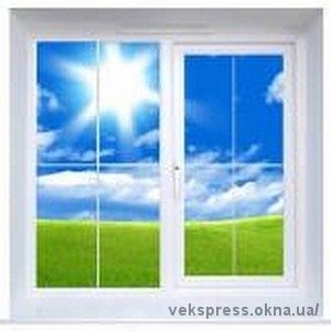 Окно ПВХ от фирмы Fenster в частный дом, фурнитура Vorne