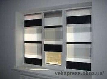 Окно ПВХ Fenster трехстворчатое в гостиную, фурнитура от компании Siegenia