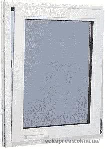 Окно пластиковое Рехау одностворчатое, фурнитура компании Масо, размер окна: 1,4 х 1,6 м