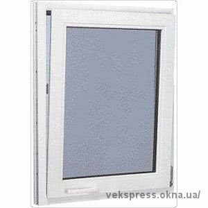Окно пластиковое WDS одночастное в зал - недорого, размер окна: 1,2 х 1,3 м