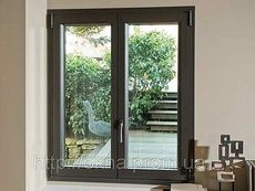 Окно профильной системы ALMplast с фурнитурой производства Масо в низшем ценовом секторе, размер окна - 1,0 х 0,7 м