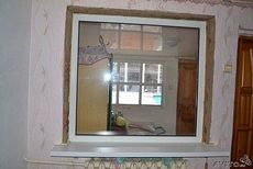 Окно пластиковое от Алмпласт одностворчатое по оптовой цене, размер окна: 1,2 х 0,8 м