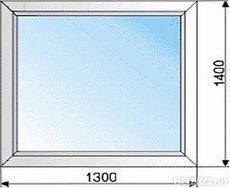 Окно Salamander одночастное на дачу с фурнитурой Vorne по оптовой цене, размер: 1,0 х 1,1 м