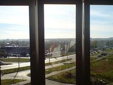 Пластиковое окно Интернова в гостиную, фурнитура МАСО