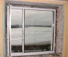 Окно из профильной системы WDS двухчастное для гостиной