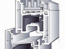 ПВХ окно Internova одностворчатое в зал, фурнитура от компании Масо в среднем ценовом секторе, размер: 1,2 х 1,1 м