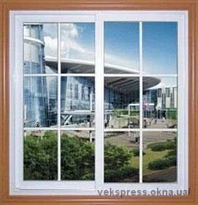 Окно Алмпласт поворотное в среднем ценовом секторе, размер окна - 0,7 х 1,7 м