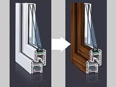 Пластикове вікно WDS одночастное поворотне, фурнітура компанії Siegenia