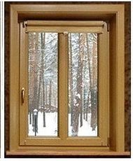 Окно профильной системы Fenster, фурнитура компании Ворне