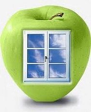 Окно от Саламандер двухстворчатое для кухни в среднем ценовом секторе