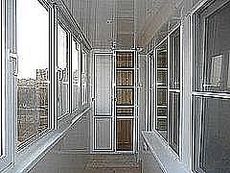 Балкон с обшивкой