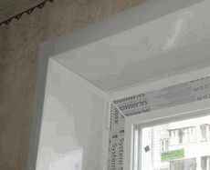 Откосы пластиковые