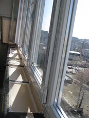 Вынос на балконе "маленькая косынка" с закладной