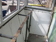 Вынос на балконе "большая косынка"