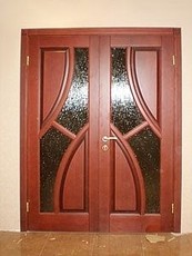 Двери деревянные межкомнатные полуторные "Икс"