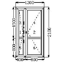 Широкая входная дверь