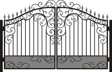 Уличные ворота