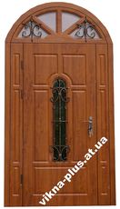 Двери в дом элитные арочные