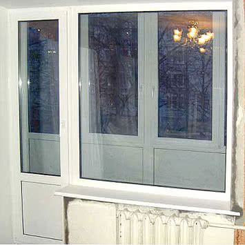 Вікно WDS в балконному блоці - недорого (Буча)