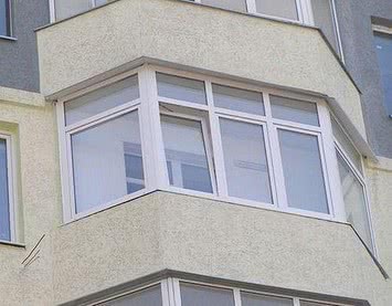 Пластиковое окно Rehau для лоджии - практичное, доступное (Киев)
