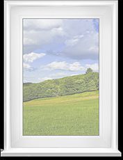 Одностворчатое окно из профиля Hoffen, с фурнитурой Siegenia и однокамерным стеклопакетом