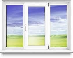 Трехчастное окно из профиля aluplast ideal 2000, фурнитурой Siegenia и однокамерным стеклопакетом