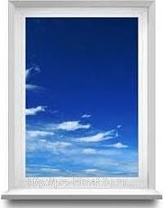 Глухое окно из профиля aluplast ideal 4000, фурнитурой Siegenia и двухкамерным стеклопакетом