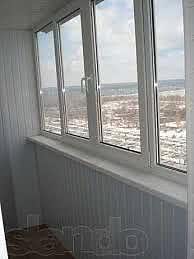 Лоджия в дом из профиля Fenster 300, с фурнитурой Siegenia и однокамерным энергосберегающим стеклопакетом