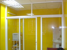 Двери и конструкции алюминиевые, раздвижные