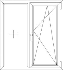 Окно Rehau Euro 70 1200x1500 от авторизированного производителя (Киев)