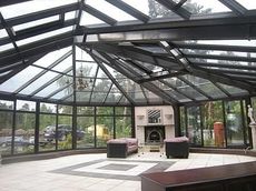 Остекление крыши загородного дома, коттеджа, здания, жилых домов.