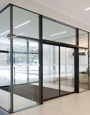 Двери автоматические раздвижные Slimdrive SL NT Geze (Германия). Автоматика сертифицирована. Гарантия: 12 мес.