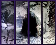 Художественные картины на стекле и зеркале. Художественное матирование, фьюзинг ручная работа.