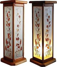 Светильники, витражные светильники-подставки, витражные подставки-светильники.