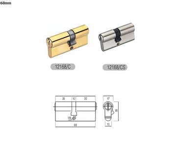 Цилиндровый механизм "Siba" 68 мм