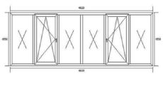 Лоджия. Проэкт "Башня Вулыха" (4920 ммХ1530мм)