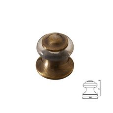 Упор дверной (напольный) медь АВ