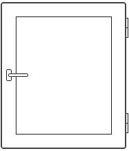 Одностворчатое окно.