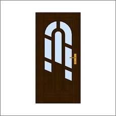 Входные деревянные двери Natali IV68 Меранти.