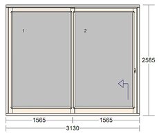 Параллельно-сдвижные двери HS portal.