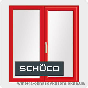 Окно Schuco двустворчатое в Харькове от компании 