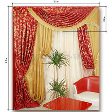 Шторы для гостинной "Монарх"