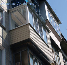 Вынос балкона продлением пола на Нивках