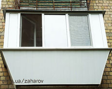 Вынос балкона по подоконнику на Оболони