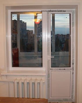 Пластиковые откосы на Левом берегу