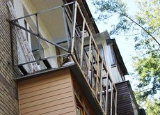 Расширение балкона в сталинке