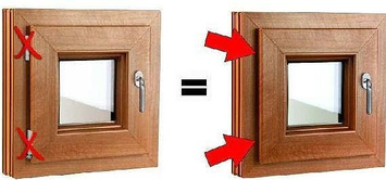 окна со скрытыми петлями