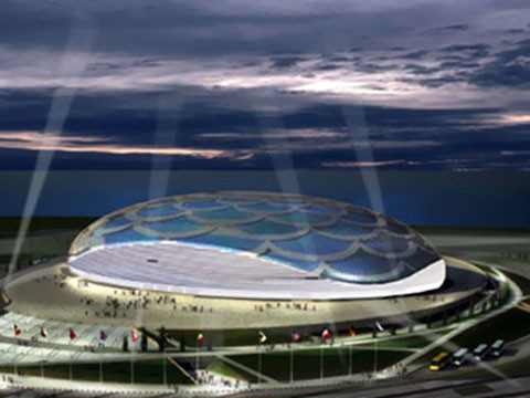 Главную ледовую арену для Олимпиады-2014 в Сочи построят из литовского стекла