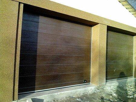 Гаражные ворота секционные